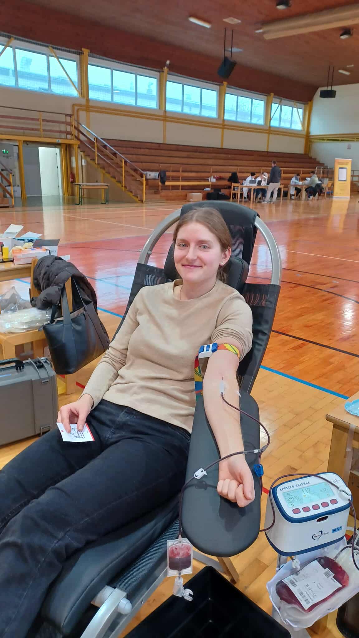 Katja na krvodajalski OZRK Krško